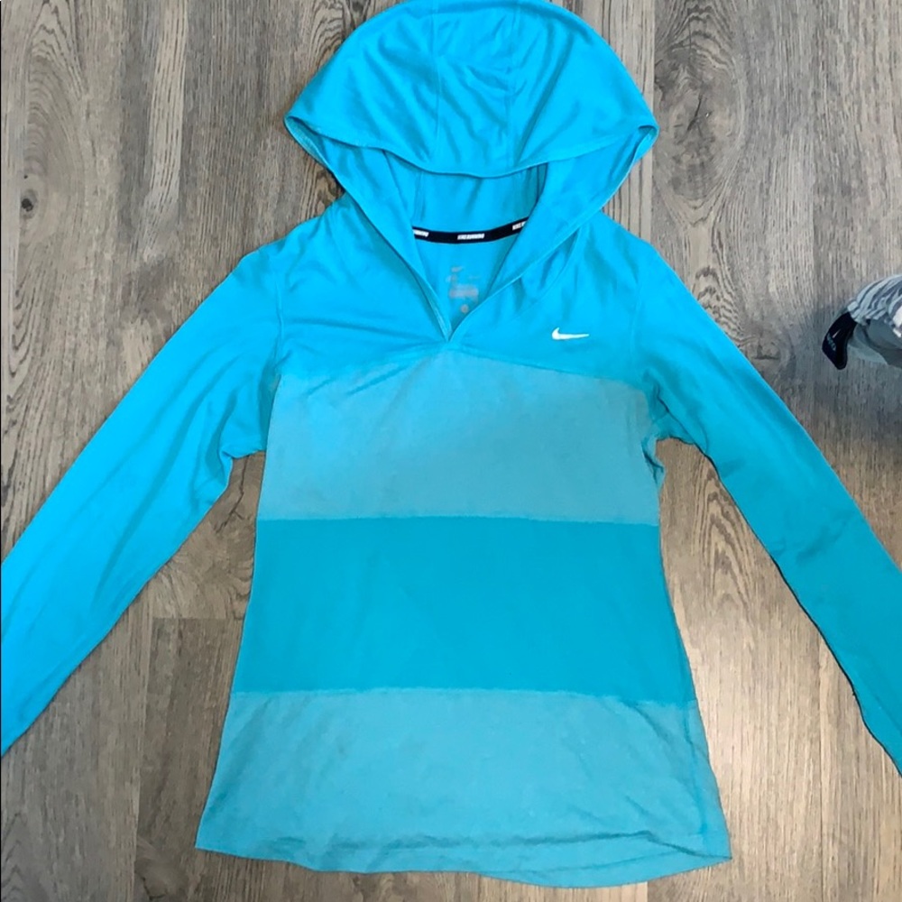 Light blue Nike hoodie